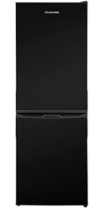 Russell Hobbs Fridge Freezer Low Frost Black 60/40, 173 Total Capacity, Freestanding 50cm Wide 14...