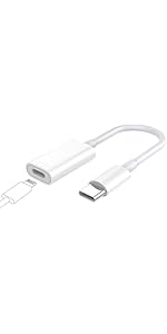 TiMOVO Lightning to USB C Adapter for iPhone 15 Pro Max/15 Pro/15 Plus, Type C Charger Connector ...