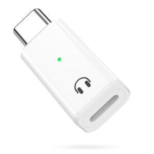 MoKo Lightning to USB C Audio Adapter Support Line Control