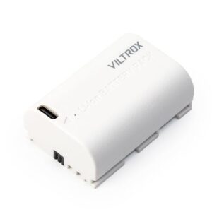VILTROX LP-E6 LP-E6N LP-E6NH 2400mAh Replacement Battery with USB Type-C Fast Charging Rechargeable Camera Batteries Compatible with Canon EOS R5 R6 R6II R7 5D II III IV 6D 6DII 70D 80D 90D