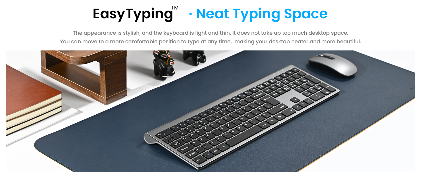 Wireless Full size keyboard mouse set