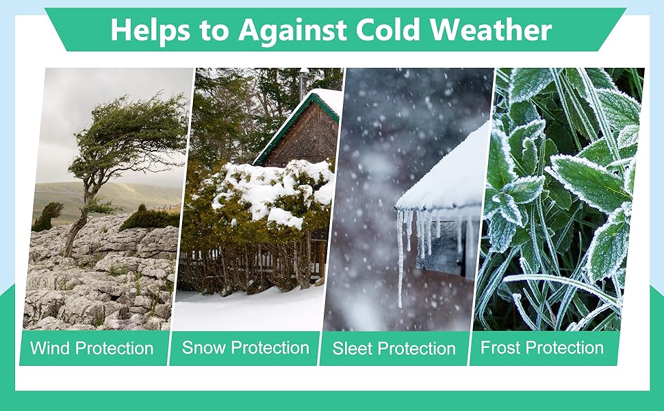 Garden Fleece Frost Protection Plant Cover 40gsm Non-Woven Fabric Horticultural Blanket Winter Cloth