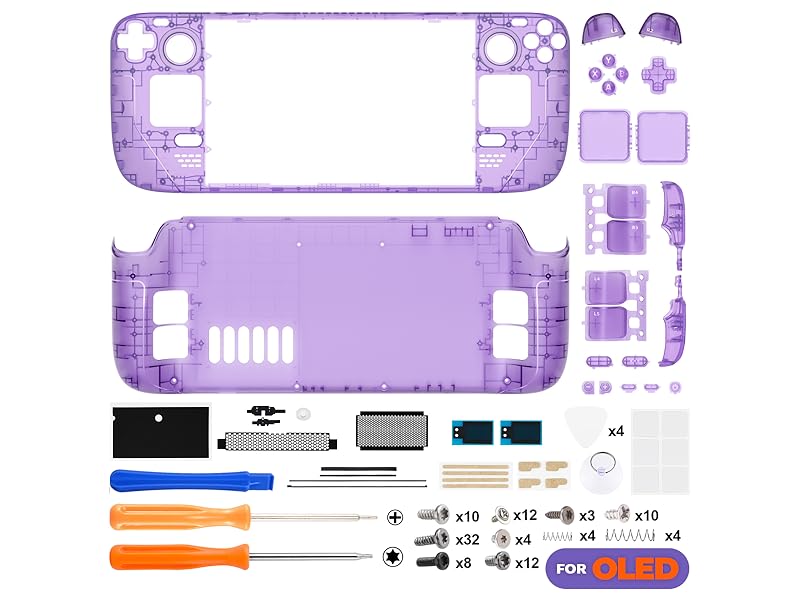 Replacement Full Set Housing Shell with Buttons for Steam Deck OLED