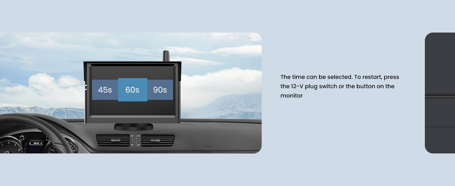 Running time selectable