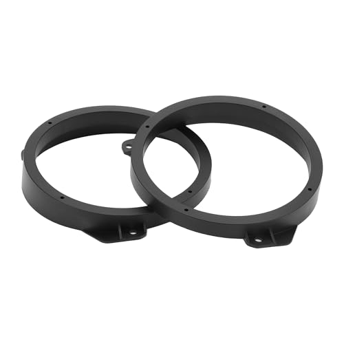 INFINAUTO Speaker Spacer Ring Tweeter Speaker Spacer Adapter Front for 6.5" for SUBARU FORESTER 2008-2012 ABS Black Waterproof