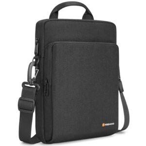 NIDOO 14 Inch Laptop Sleeve Shoulder Messenger Bag Protective Carrying Case for 14" MacBook Pro M3 / Surface Laptop Studio 2 / ThinkPad L14 E14 T14 T14s P14s / IdeaPad Flex 5 / Yoga Pro 7 / XPS 14