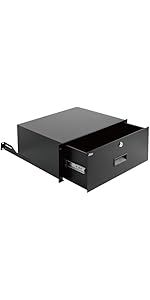 Tecmojo 4U Rack Drawer,Rack Mount Drawer for 19in Network Equipment/Server/AV Rack or Cabinet Enc...