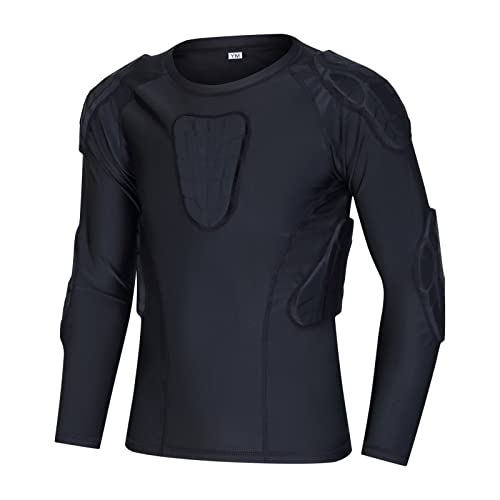 Hotfiary Kids Youth Padded Protective Shirts Shorts for Football Paintball Baseball