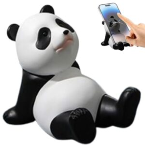 jlceh Phone Stand for Desk - Cartoon Panda Shape Phone Stand for Desk | Multifunctional Decorative Stable Desktop Ornaments for Phone Tablets Pads