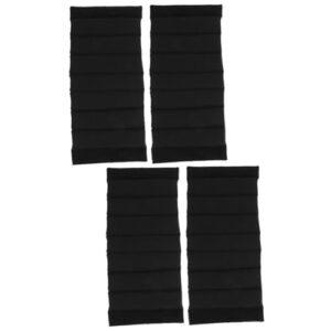 CAXUSD 4 Pcs Camera Bag Divider Bags Organizer Universal Dividers Camera Backpack Insert Camera Insert Bag Dividers for Camera Bag Camera Bag Attachment Snap N Gray Suede Roller Partitio