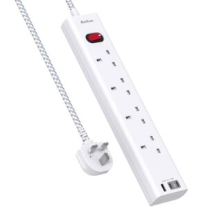 Extension Lead with 3 USB Slots(2 USB C)