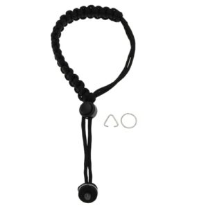 Create idea Camera Wrist Strap With 1/4 D-ring Screw Adjustable Camera Hand Strap Lanyard Compatible with Insta 360 X3 Selfie Sticks Action Cameras Black