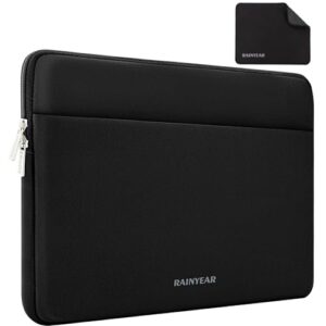 RAINYEAR 13 13.3 14 Inch Laptop Sleeve Case Compatible with 14 Inch MacBook Pro M3 M2 M1 Chormebook Notebook Ultrabook Protective Portable Computer Cover Bag