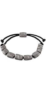Calvin Klein Men's CK METALLIC WAVES Collection Bracelet with GunMetal Ion Plating (IP) - 35100034