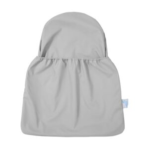 Highchair Handy Pocket Pouch | Highchair Storage Pocket | PU Dining Chair Back Storage Bag | Footrest for High Chair Accessories | Waterproof Large Pouch for Highchair | High Chair Food Catche