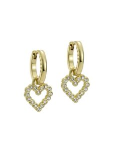 Ted Baker Amora Crystal Halo Heart Huggie Earrings For Wome