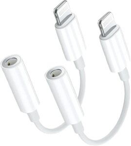 2 Pack Headphone Jack Adapter for iPhone