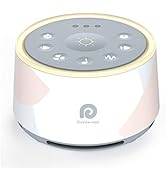 Dreamegg White Noise Machine, D1+ White Noise Machine with Nursery Night Light 29 Soothing Sounds...