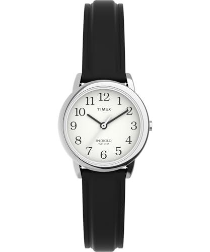 Timex Easy Reader Women's 25 mm Leather Strap Date Window Watch