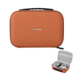 GOUKAWADA Portable Case for DJI Neo Hard Shell Travel Storage Bag for DJI Neo Drone Shockproof and Anti Fall Applicable to Storage Drone Remote Control Battery Charging Line Aceessories (Orange)