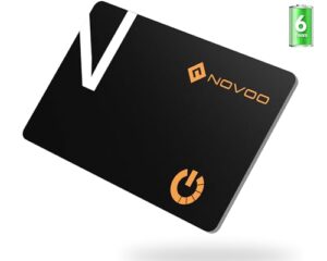 NOVOO Slim SmartCard Wallet Tracker Air Tag - 1.6mm Thin