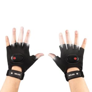 WELKIN Bright LED Flashlight Gloves