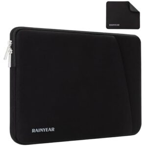 RAINYEAR 13 Inch Laptop Sleeve Protective Portable Case for 13.3 Inch Macbook Pro Air M3 M2 M1 2024 2023 2022 Compatible with 11.6 Inch Chormebook Notebook