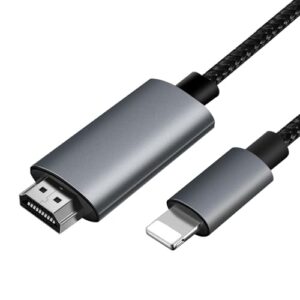 Effdrdfs HDMI Cable for iPhone- HDMI Converter Cable for iPhone