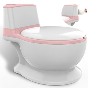 Potty - Potty Training Toilet Seat Travel Potty for Toddlers Toilet Potty with Cleaning Brush