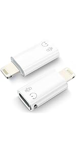 TiMOVO Lightning Male to USB C Female Adapter,USB C to Lightning Adapter Support OTG/Audio/Data T...