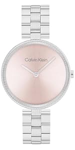 Calvin Klein Analogue Quartz Watch for women GLEAM Collection with Stainless Steel bracelets