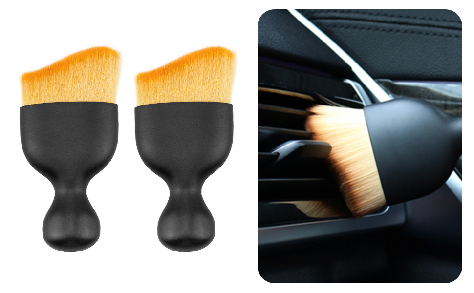 Car Interior Detailing Dust Brushes