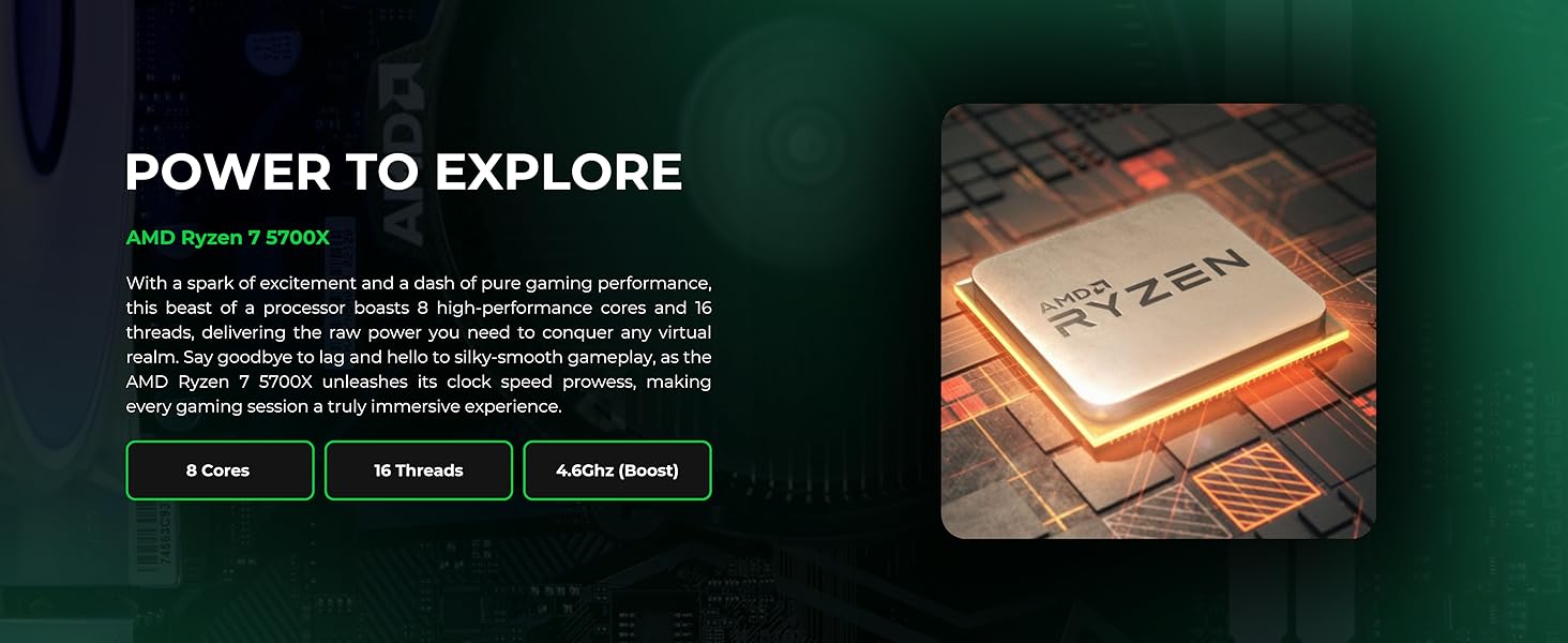 Horizon Gaming PC | Ryzen 7 5700x | RTX 4070 Super | CCL Computers