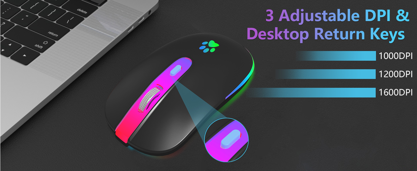 Wireless Mouse Rechargeable