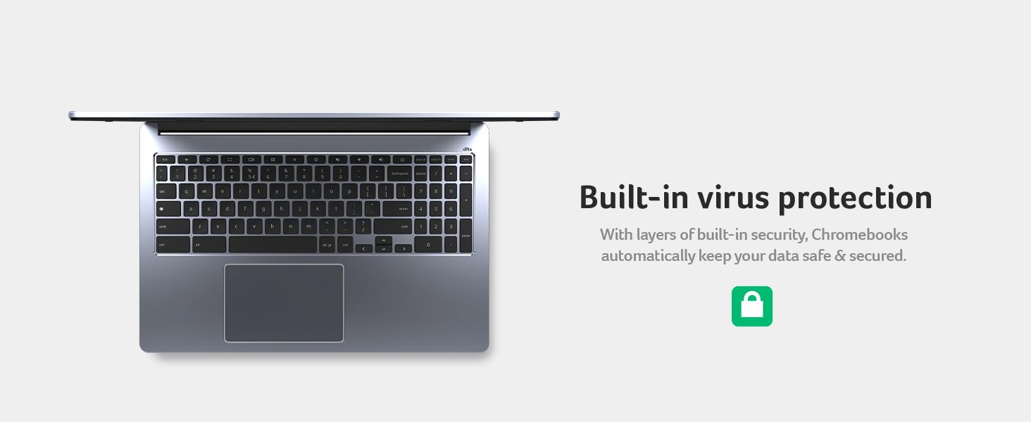 Built-in virus protection