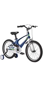TRIOBLADE Kids Bike 14 16 18 Inch Blue & Pink Children Bicycle Gift for Boys Girls Ages 2-9 Years...