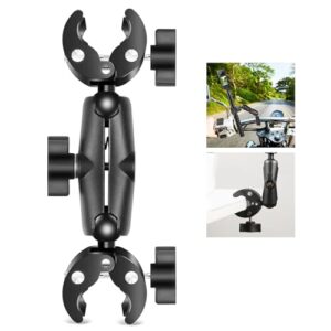 Double Super Crab Clamp Motorcycle Handlebar Tap Sport Camera Pipe Pliers