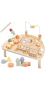 Vanplay Activity Table Montessori Toys for 2+ Year Olds Baby Activity Table Sensory Table Sensory...