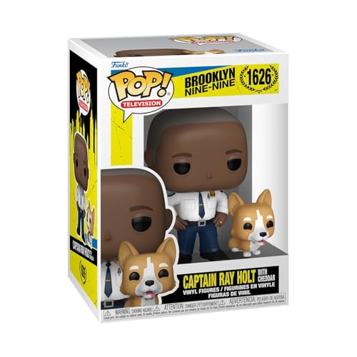 Funko POP & Buddy: Brooklyn Nine-Nine - Cpt Holt w/dog - Collectable Vinyl Figure - Gift Idea - Official Merchandise - Toys for Kids & Adults - TV Fans