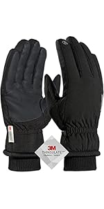 TRENDOUX Winter Waterproof Thermal Gloves - Ski Glove for Men Women Extreme Cold Weather 3M Thins...