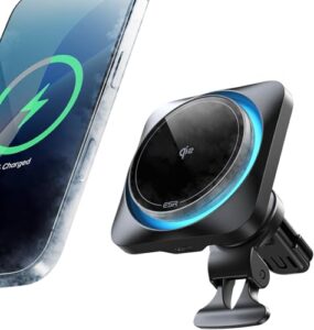 ESR for Qi2 15W MagSafe Car Mount Charger CryoBoost Phone Cooling