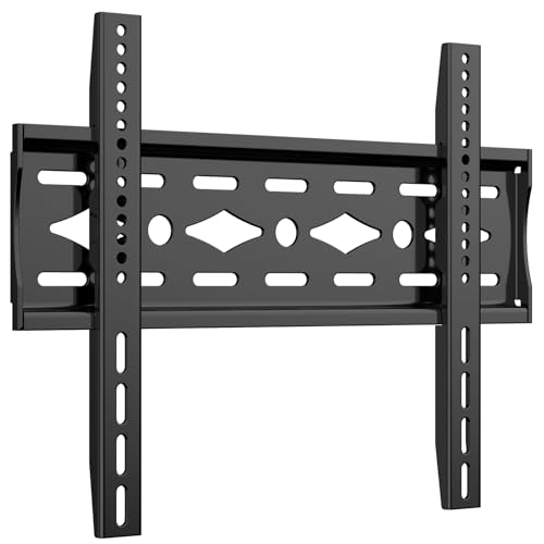 JXMTSPW Fixed TV Wall Bracket Fit Most 26-63 inchs LED/LCD/OLED Flat&Curved TVs Low Profile Fixed TV Wall Mount VESA 75x75mm to 400x400mm Up to 50KG 32 36 38 42 55" Universal TV Mou