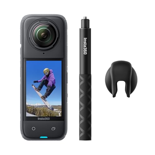 Insta360 X4 Snowboard Bundle - 8K Waterproof 360 Action Camera