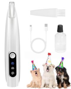 FURBONA Upgraded Dog Paw Trimmer with LED Light