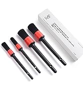 4-Piece car washing Brush Set 2 Large and 2 Small Practical Combination for Easy Cleaning of car ...
