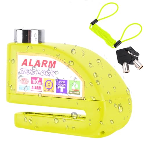 High Security Motorbike Alarm Disc Brake Lock