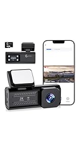 Diamond Lark 2K Front Dash Cam with WiFi, 1440P Car Camera Dashcam with 32GB SD Card, 1.47” LCD S...