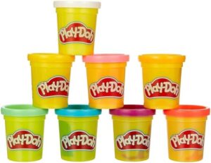 Play-Doh 8-Pack Rainbow Non-Toxic Modelling Compound with 8 Colours: Red