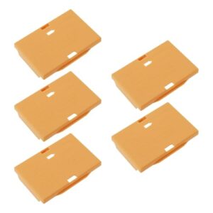 ECSiNG 5Pcs Battery Protection Cover Sheath Compatible with Canon LP-E6 LPE6 Battery Compatible with EOS 5D Mark II III 3 60D 7D