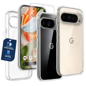 Case Collection for Google Pixel 9 / Pixel 9 Pro Case and 2X Screen Protector